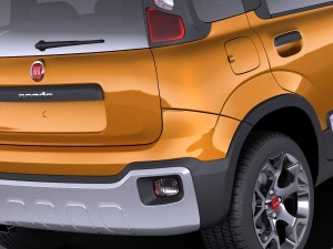 Fiat Panda Cross Country 2014 vray 3D-Modell