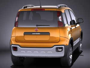 Fiat Panda Cross Country 2014 vray 3D-Modell