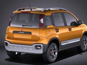 Fiat Panda Cross Country 2014 vray 3D Model