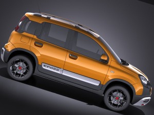 Fiat Panda Cross Country 2014 vray 3D-Modell