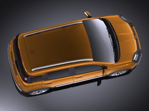 Fiat Panda Cross Country 2014 vray 3D-Modell