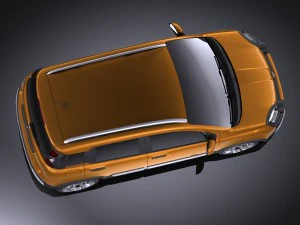 Fiat Panda Cross Country 2014 vray 3D Model