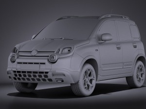 Fiat Panda Cross Country 2014 vray 3D-Modell