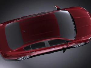 Fiat Tipo 2016 vray 3D Model