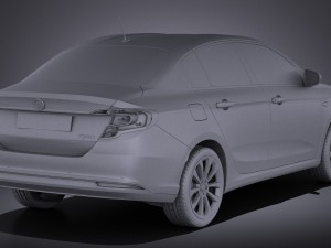 Fiat Tipo 2016 vray Modelo 3D