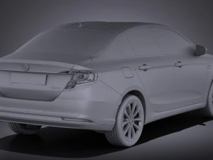 Fiat Tipo 2016 vray 3D Model