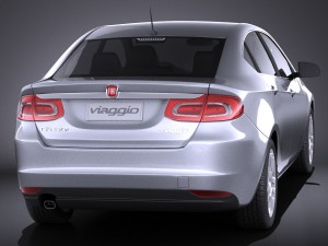 Fiat Viaggio 2013 vray 3D 模型
