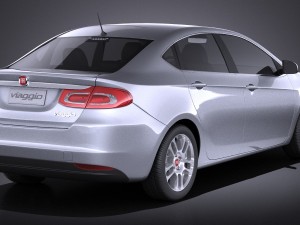 Fiat Viaggio 2013 vray 3D 模型