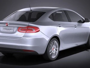 Fiat Viaggio 2013 vray 3D Model