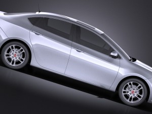 Fiat Viaggio 2013 vray 3D 模型