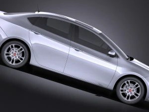 Fiat Viaggio 2013 vray 3D Model