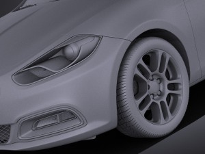 Fiat Viaggio 2013 vray 3D 模型