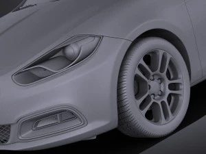 Fiat Viaggio 2013 vray 3D Model