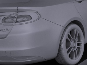 Fiat Viaggio 2013 vray 3D 模型