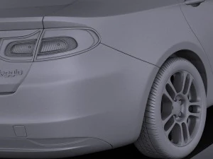 Fiat Viaggio 2013 vray 3D Model