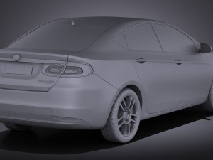 Fiat Viaggio 2013 vray 3D 模型