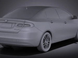 Fiat Viaggio 2013 vray 3D Model