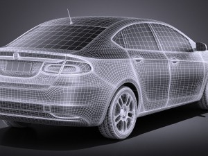 Fiat Viaggio 2013 vray 3D 模型