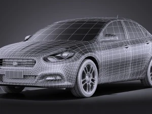 Fiat Viaggio 2013 vray 3D Model
