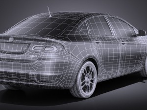 Fiat Viaggio 2013 vray 3D 模型