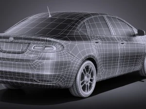 Fiat Viaggio 2013 vray 3D Model