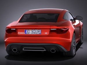Generic Average Sport Coupe 2015 vray Modelo 3D