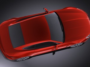 Generic Average Sport Coupe 2015 vray Modelo 3D