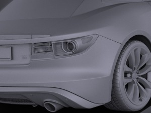 Generic Average Sport Coupe 2015 vray Modelo 3D