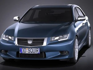 Generic Average Luxury Sedan 2015 vray 3D Model
