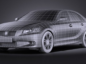 Generic Average Luxury Sedan 2015 vray 3D मॉडल