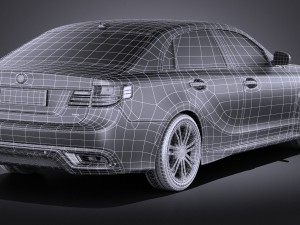Generic Average Luxury Sedan 2015 vray 3D मॉडल