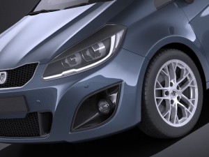 Generic Hatchback 2016 vray 3D Модель