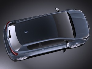 Generic Hatchback 2016 vray 3D Модель