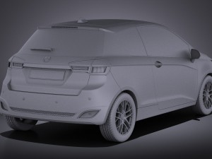 Generic Hatchback 2016 vray 3D Модель