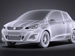 Generic Hatchback 2016 vray 3D Модель