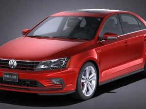Volkswagen Jetta GLI 2017 3D Model