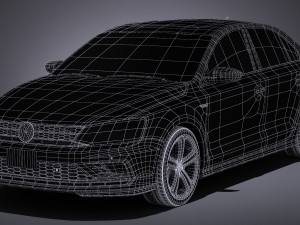 Volkswagen Jetta GLI 2017 3D Model