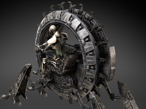 Star Wars Genreal Grievous Wheel Bike Modèle 3D