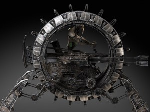 Star Wars Genreal Grievous Wheel Bike Modèle 3D