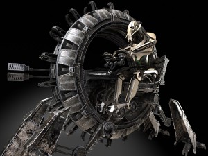 Star Wars Genreal Grievous Wheel Bike Modèle 3D
