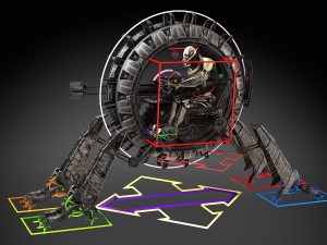 Star Wars Genreal Grievous Wheel Bike Modèle 3D
