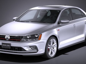 Volkswagen Jetta GLI 2017 USA Modèle 3D