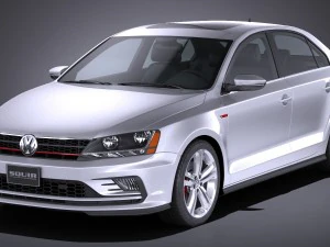 Volkswagen Jetta GLI 2017 EUA Modelo 3D
