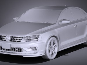 Volkswagen Jetta GLI 2017 USA 3D Модель