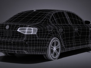 Volkswagen Jetta GLI 2017 USA 3D Модель