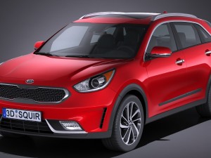 Kia Niro 2017 Modello 3D