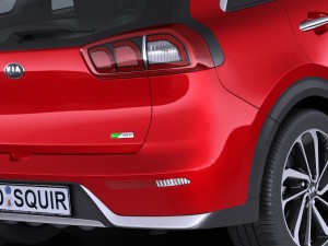 Kia Niro 2017 3D 모델