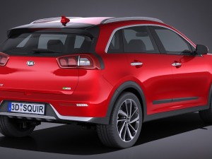 Kia Niro 2017 3D 모델