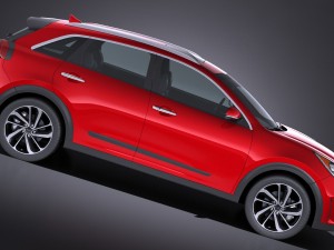 Kia Niro 2017 3D 모델