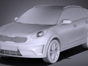 Kia Niro 2017 3D 모델